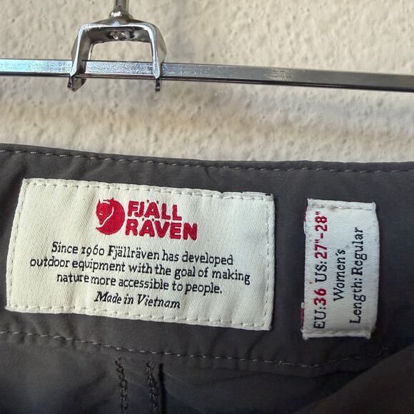 Fjallraven High Coast Lite Trousers Stone Grey Performance Pants - Picture 4 of 7